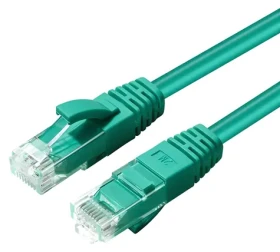 MicroConnect CAT6a UTP 20m zelená / Síťový kabel / RJ-45 / LSZH / PoE (MC-UTP6A20G)