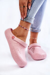 Dámské světlé pantofle Big Star II275008 Růžové 36