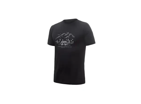 Sensor Merino Active PT Van Life černá - Sensor Merino Active PT Van Life pánské triko krátký rukáv černá vel. XL