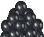 Balónky metalické - 090 BLACK - 30 ks