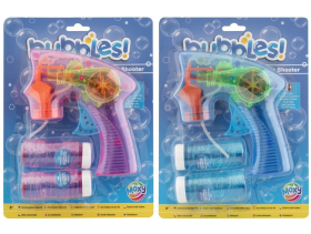 Bulifuková pistole svítící + 2 bublifuky 50 ml (mix 2 barev) - Craft Creative
