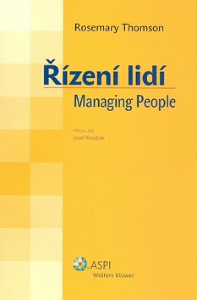 Řízení lidí - Rosemary Thomson