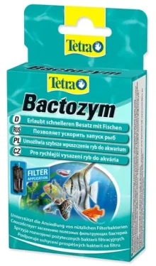 Tetra Bactozym / Startovací přípravek do akvária / 10 tablet / enzymy a živé bakterie (A1-753716)