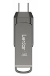 Lexar JumpDrive D400 Dual 128GB / Flash Disk / USB-A / USB-C / Rychlost přenosu až: 130MBs (LJDD400128G-BNQNG)