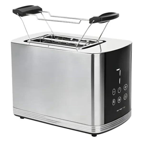 Emerio TO-128308 černá, stříbrná / Topinkovač / 800 W / 2 sloty / 7 stupňů opečení / displej (TO-128308)