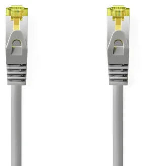 Nedis šedá / Patch kabel RJ45 / Cat 8.1 / S/FTP / 3 m / LSZH (CCGL85520GY30)