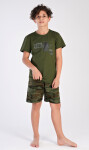 Dětské pyžamo šortky Raw khaki 5 - 6