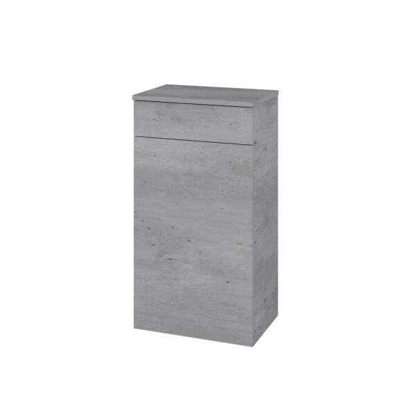 Dřevojas - Nízká skříňka DOS SNDZ 50 - D01 Beton / Úchytka T05 / D01 Beton / Pravé 156190FP