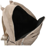 Stylový dámský textilní batoh Dinara, světle béžový