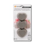 Dortisimo Silikonové košíčky na mini muffiny Srdíčka (na 6 ks) 3,5 cm