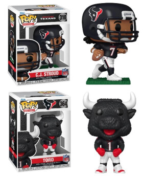 Funko Figurka POP! CJ Stroud #7 & Toro Houston Texans NFL Combo