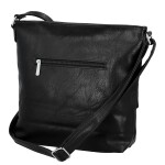 Trendy dámská koženková crossbody kabelka Zeta, černá new