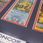 Obraz Denver Broncos NFL 3-Time Super Bowl Champions Tickets Bronze Coins