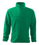 Jacket fleece pánský středně zelená XL