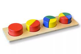 Moyo Montessori Moyo Montessori Různobarevné kruhové cihly
