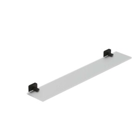 KLUDI - Vela S Polička, délka 60 cm, sklo/broušený Gunmetal 25973N2
