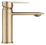 REA - Umyvadlová baterie Veneta Brush Gold Nízka REA-B3010