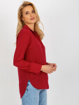 Dámská košile LK KS 508148.12P kaštanová FPrice