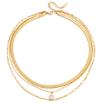 ELENYS Aurielle Layers – pozlacený náhrdelník 18K žluté zlato Délka: 40-48 cm + 5 cm / max. 53 cm