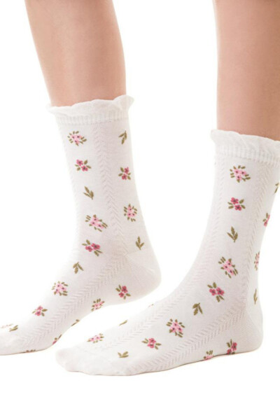 Dámské ponožky - Planeta Země 017 ECRU 35-37