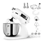 Salente DigiChef+ bílá / kuchyňský robot / 6 l / 1200W / celokovový / masomlýnek / digitální displej (DIGICHEF+)