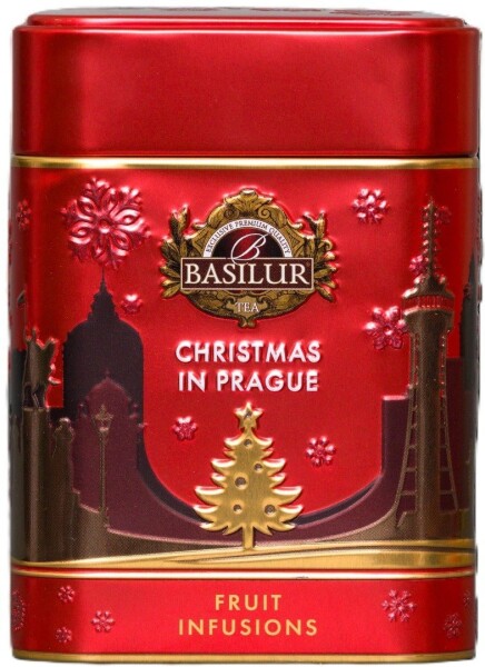 BASILUR Around The World Christmas in Prague Red plech 75g