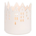 Räder Porcelánový svícen City Light 11 cm, bílá barva, porcelán