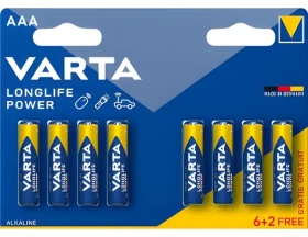 Varta High Energy Baterie AAA / 1.5V / alkalická / 8 ks / v blistru (4903121428)