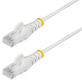 StarTech CAT6 Slim 15m bílá / Patch kabel / U/UTP / RJ-45 / PoE (N6PAT15MWHS)