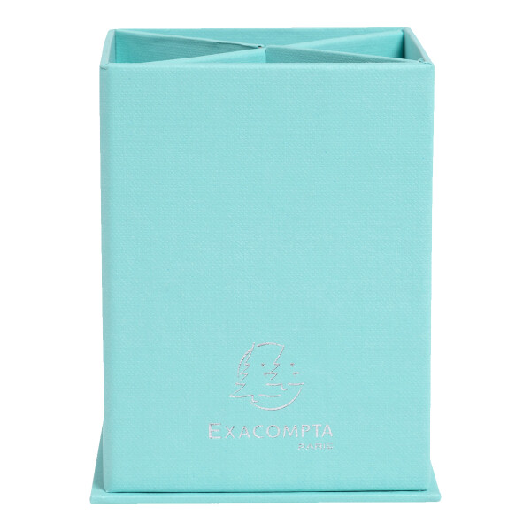 Exacompta stojánek na tužky Teksto, 85 x 85 x 120 mm, karton, zelený