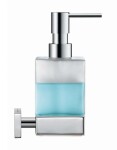 DURAVIT - Karree Dávkovač mýdla s držákem, chrom/mléčné sklo 0099541000