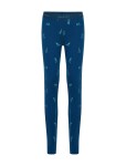 Dětské merino spodky ICEBREAKER Kids 200 Oasis Leggings Snow Day, Atlantis/Topaz/Aop velikost: 3