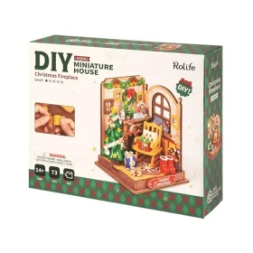 RoboTime 3D Rolife DIY House: Vánoce u krbu