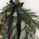 Bella Rose Sametová stuha 3 cm – černá (9 m), černá barva, textil