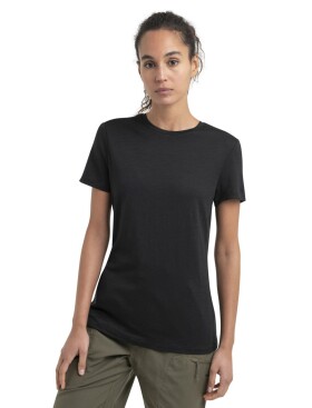Dámské merino triko krátký rukáv ICEBREAKER Wmns 150 Tech Lite III SS Tee, Black velikost: XS