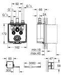 GROHE - Montážní tělesa Montážní těleso pro elektronickou sprchovou baterii 36459000