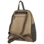 Trendy dámský koženkový kabelko-batoh Ticiana, béžovo-šedý