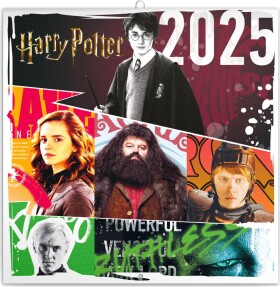 Poznámkový kalendář Harry Potter 2025, 30 30 cm