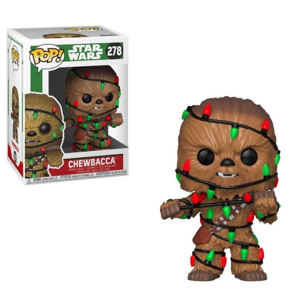 Funko POP Star Wars: Chewie with Lights (Holiday)