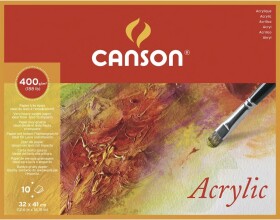 Canson Acrylic papír na akryl 400g blok 24 x 32 cm