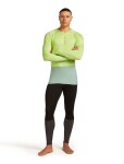 ICEBREAKER Mens 200 ZoneKnit LS Crewe, Seaglass/Peridot/Cb (vzorek) velikost: M