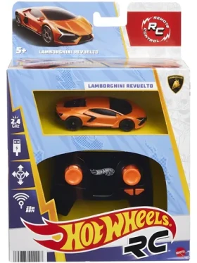 HOT WHEELS RC auto Lamborghini Revuelto oranžová