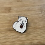 Pinarna.cz Kočička popíjející kafíčko