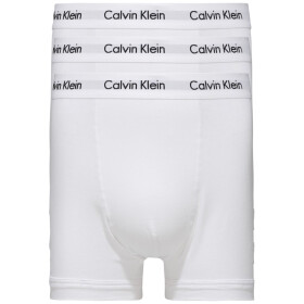 Pánské trenky Pack Trunks Cotton Stretch 0000U2662G100 bílá Calvin Klein