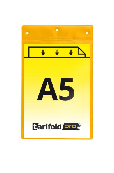 Djois identifikační kapsa A5, žlutá, 10 ks