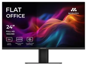 24" MISURA P23GW24DFI01 černá / Monitor / VA / 1920×1080 / 4ms / 3000:1 / 250 cd/m2 / HDMI+DP+USB-C / Repro (P23GW24DFI01)