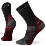 Unisex merino turistické ponožky SMARTWOOL Hike Light Cushion Crew Socks, Charcoal velikost: 38-41 (M)