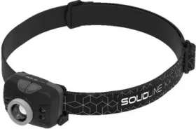 SolidLine SH5 černá / Čelová svítilna / 350 lm / dosvit až 190m / 3x AAA / IP54 (502205)