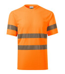 HV Dry tričko unisex fluorescenční oranžová 3XL