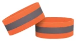 Hurtel Reflexní páska oranžová / Reflexní pásek / Suchý zip / šířka 4 cm / cyklistika a běhání